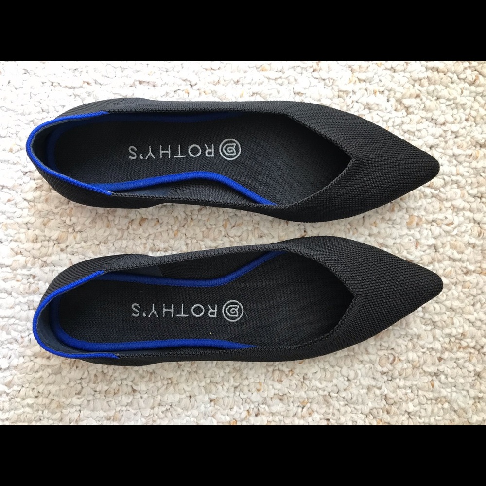 ROTHY’S size 8.5 black flats
